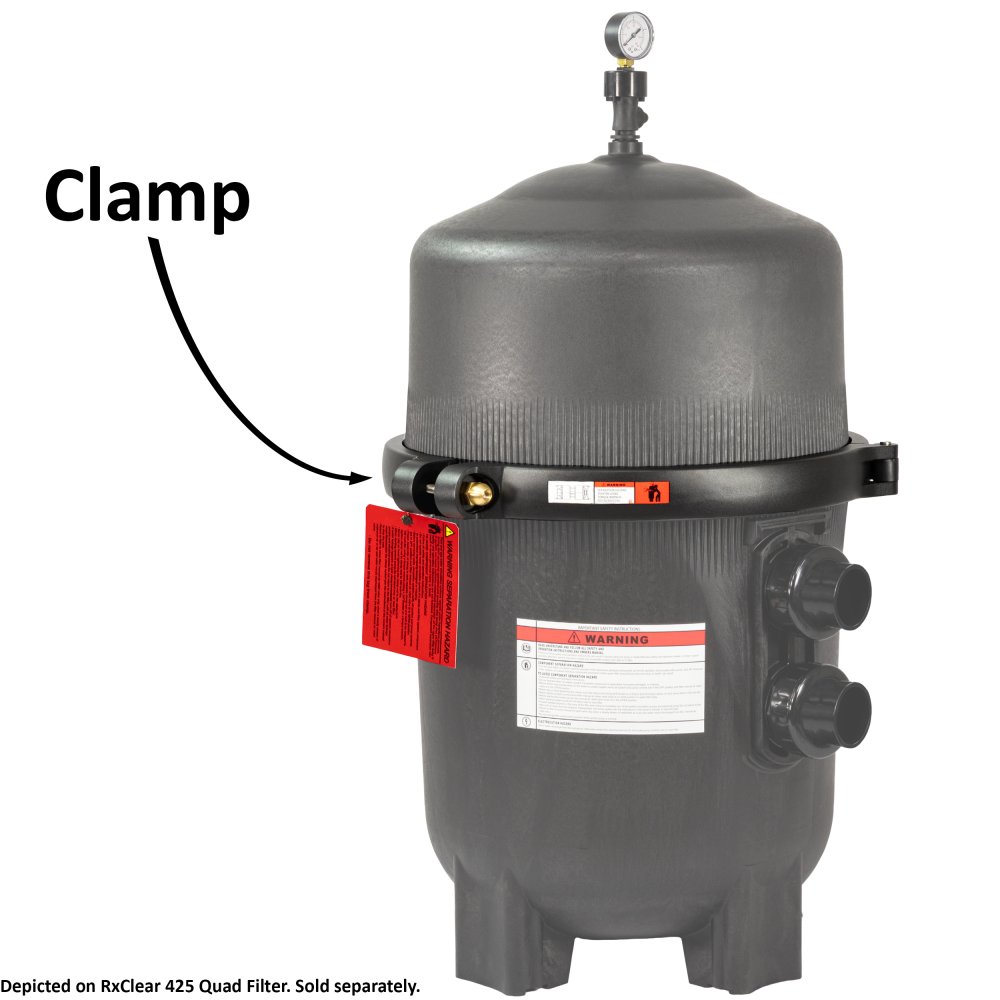 Rx Clear® Clamp System Replacement for 425/525 Quad Cartridge Filter System
