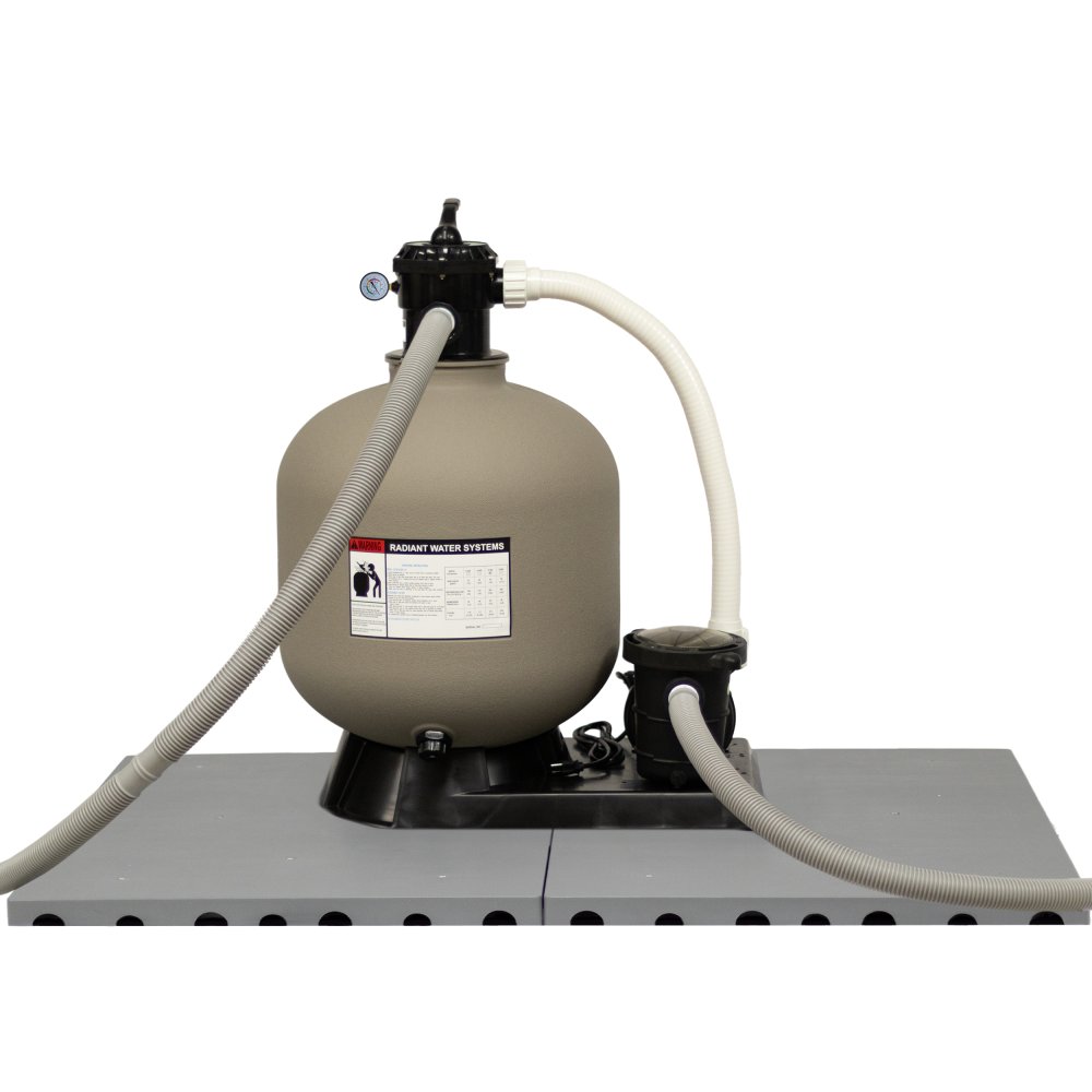 Rx Clear® Resin Universal Pool Pump and Filter Interlock Base Pad (Various Qty)