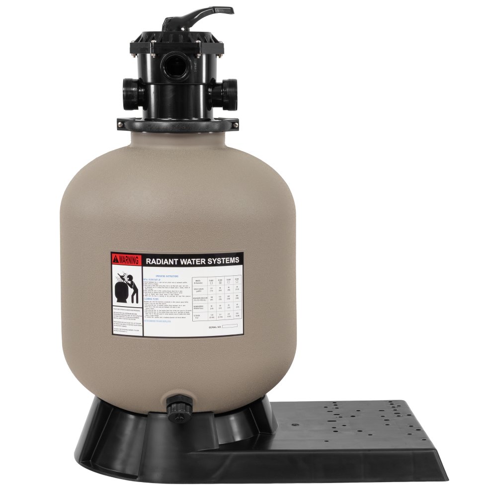 Rx Clear® Multiport Sand Filter Tanks w/ Long Base (Various Sizes)