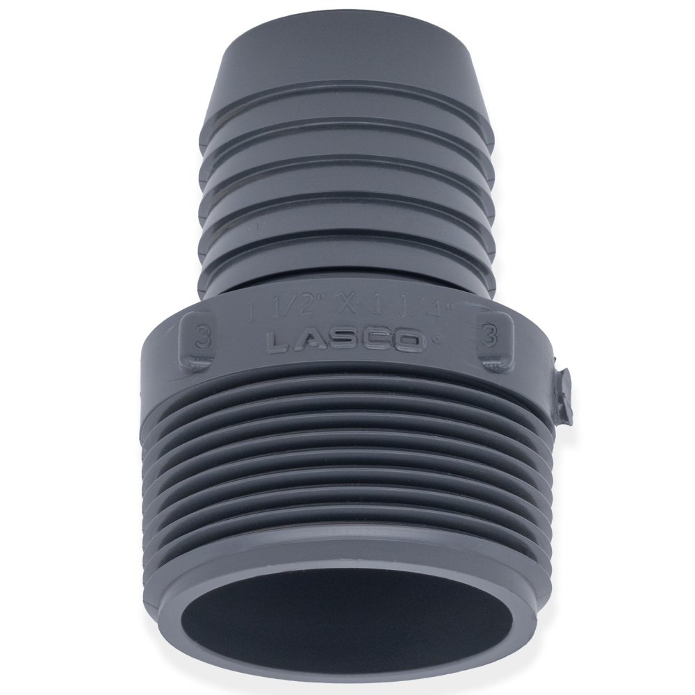 1 &frac12;" x 1 &frac14;" Insert Reducing Male Adapter