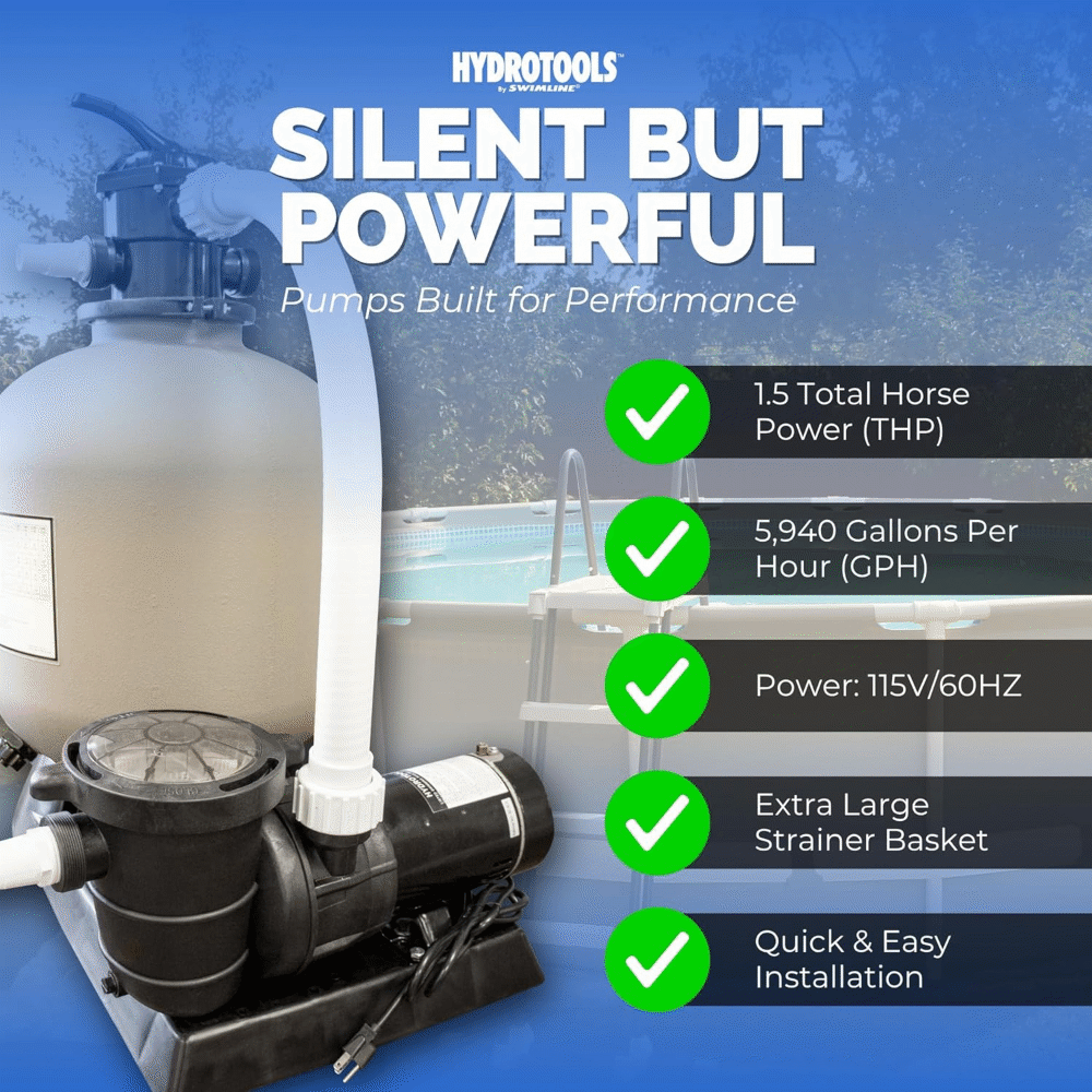 Swimline&reg; Sand Filter Systems w/ Pump (Various Sizes)