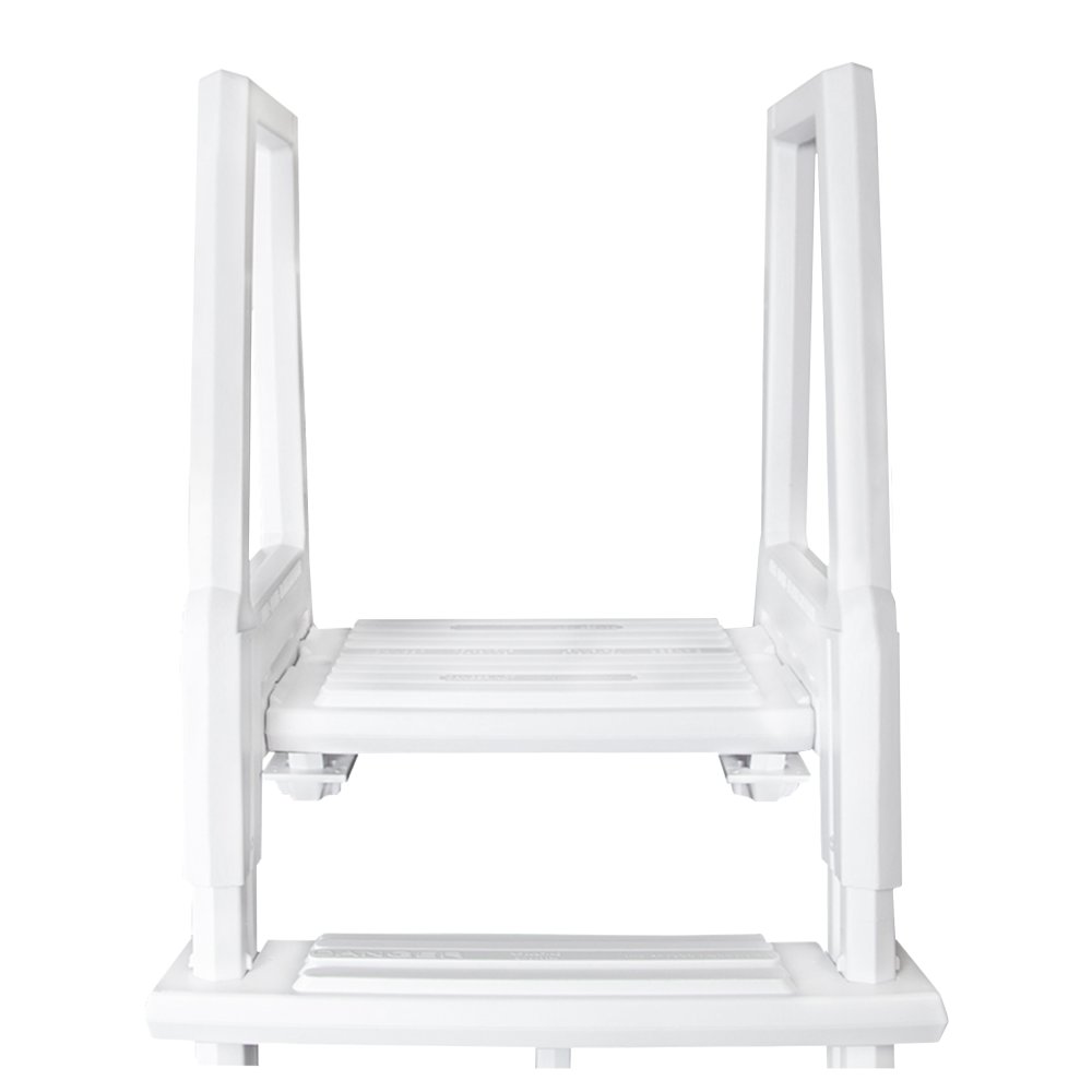 Aqua Select® Heavy Duty Resin In Pool Ladder - Close Up Of Top Steps