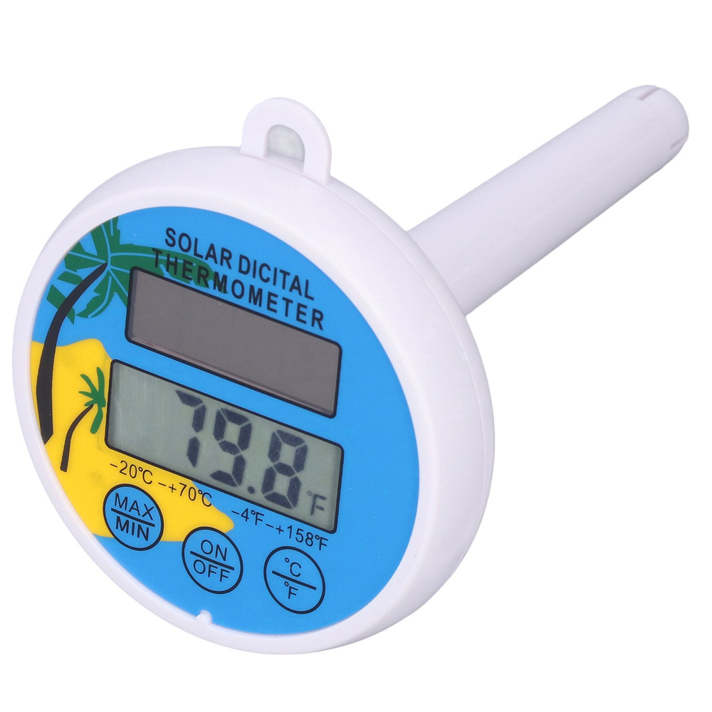 Aqua Select® Solar Powered Digital Thermometer for Swimming Pools