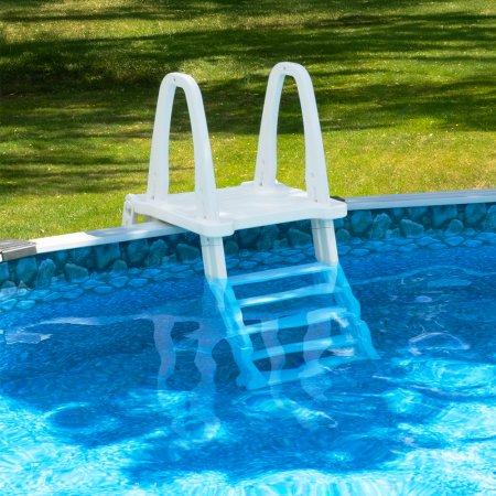 Aqua Select® A-Frame Swing Up & Lock Ladder for Above Ground Pools