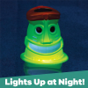 Game® Solar Powered Light Up Tiki Floating Chlorinator Lit Up