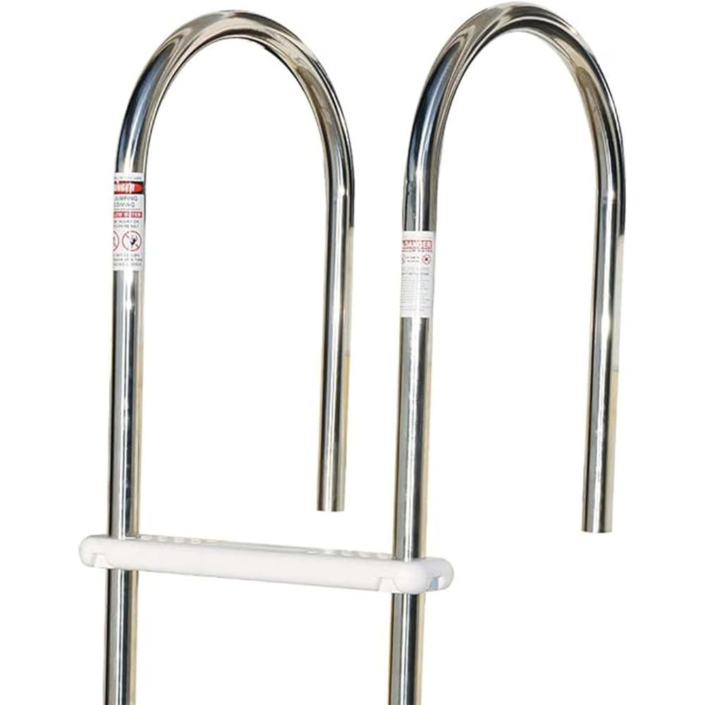 Swimline® HydroTools™ Above Ground Stainless Steel Heavy-Duty Pool Deck Ladder