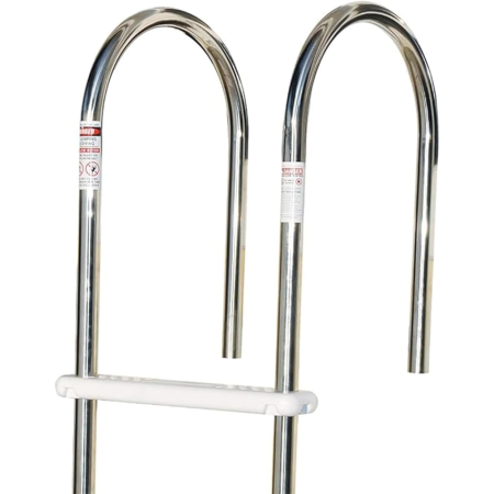 Swimline® HydroTools™ Above Ground Stainless Steel Heavy-Duty Pool Deck Ladder
