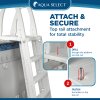 Aqua Select&reg; Flip-Up A-Frame Ladder for Above Ground Pools 48-54"H