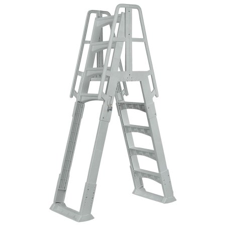 Vinyl Works Slide Lock Resin A-Frame Ladder with Barrier (Various Colors)