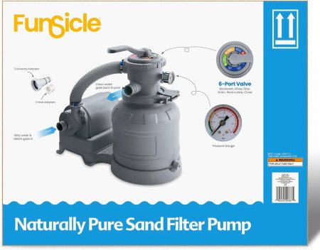 Funsicle 10” Sand Filter Pump for Above Ground Pools