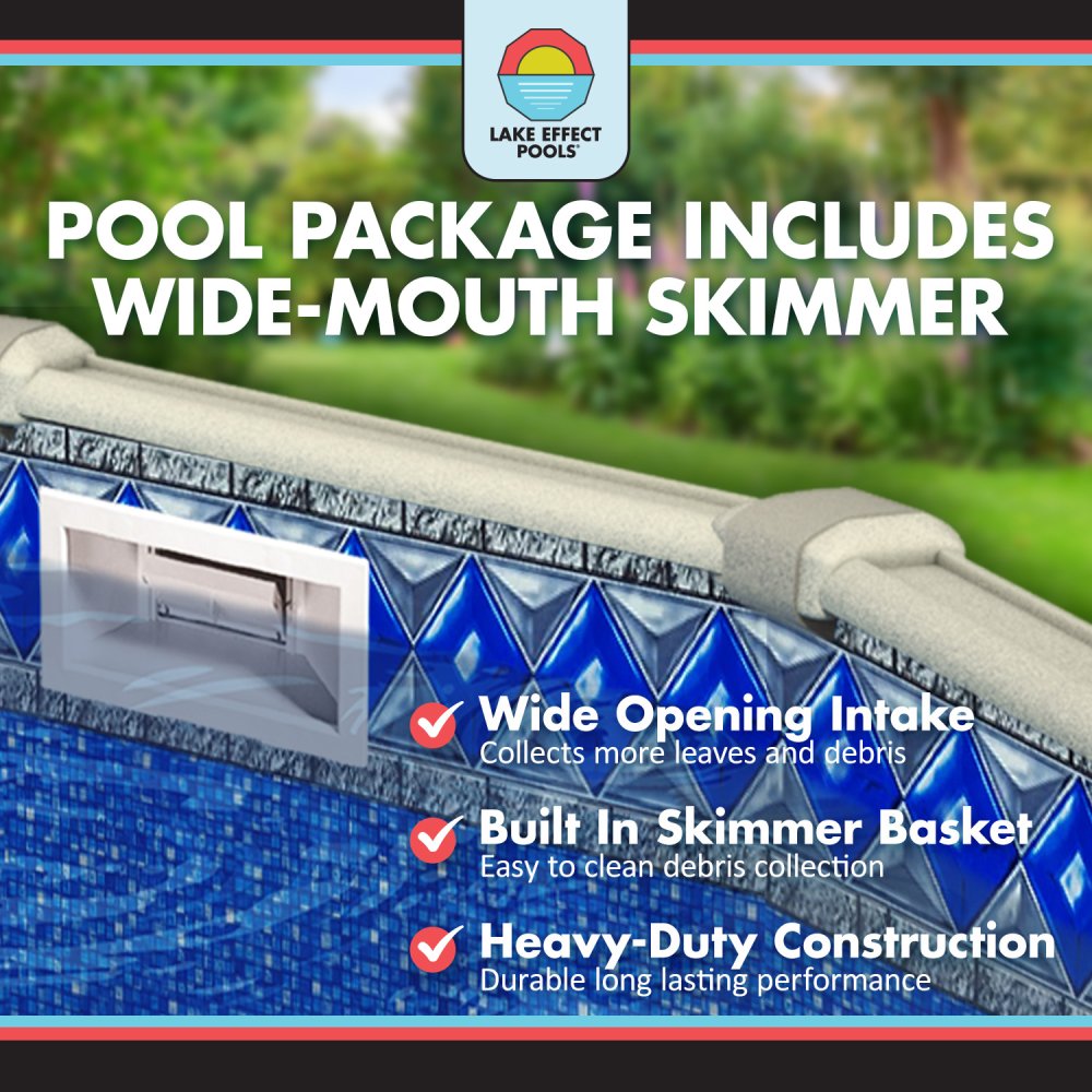 Fiji by Lake Effect Pools® Round Above Ground Pool Kit