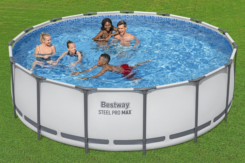 Bestway® Steel Pro MAX 15' x 48" Round Above Ground Pool Kit (Cover Not Included)