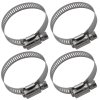 Stainless Steel Worm Gear Hose Clamps (Various Pack Sizes)