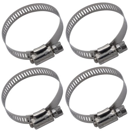 Stainless Steel Worm Gear Hose Clamps (Various Pack Sizes)