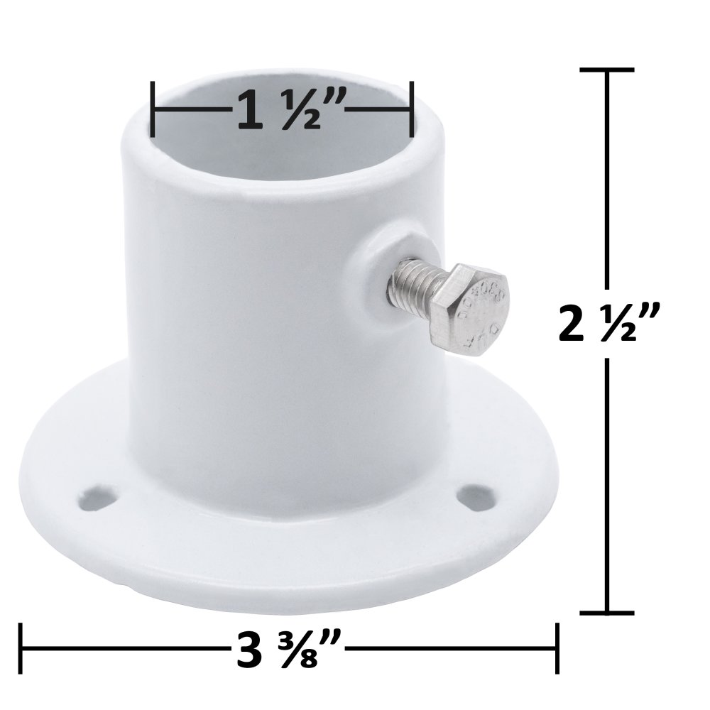 Perma-Cast Pool Ladder & Handrail Aluminum Flange (Various Quantities)