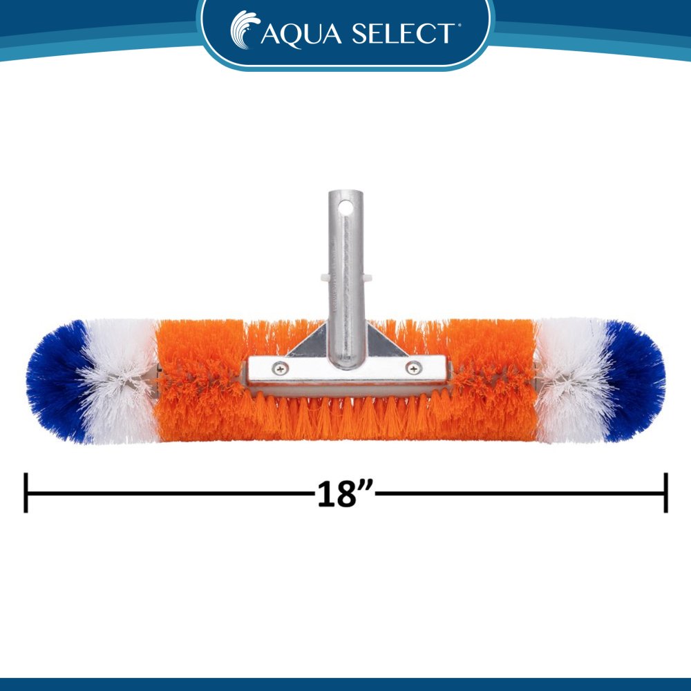 Aqua Select® 18 Inch 360° Brush For Swimming Pool Wall & Floor