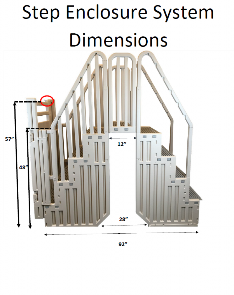 Confer® Entry System For Above Ground Pools