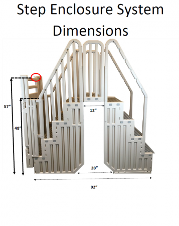 Confer® Entry System For Above Ground Pools