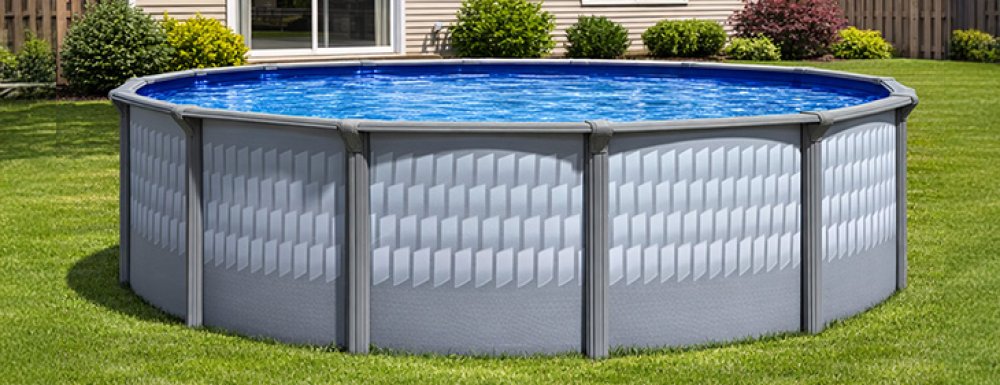 Lake Effect Pools&reg; Testudo 24' Round Above Ground Pool Kit