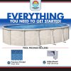 Forever by Lake Effect Pools® Oval Above Ground Pool Kit
