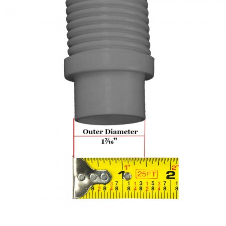 48" Universal Replacement Automatic Cleaner Hose Gray - Outer Measurements