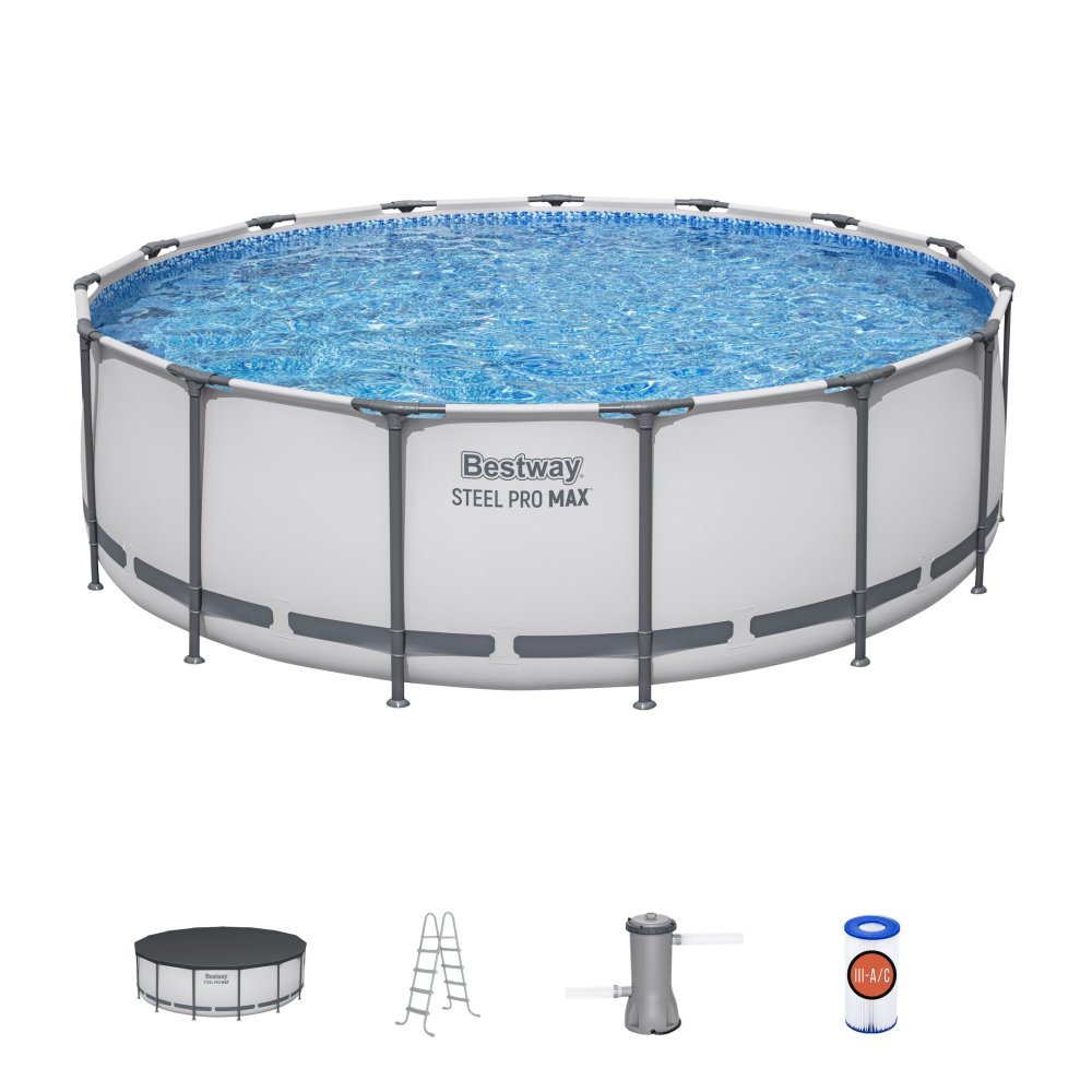Bestway® Steel Pro MAX™ 48"H Round Above Ground Pool Kits