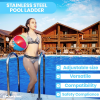 Swimline® HydroTools™ Above Ground Stainless Steel Heavy-Duty Pool Deck Ladder