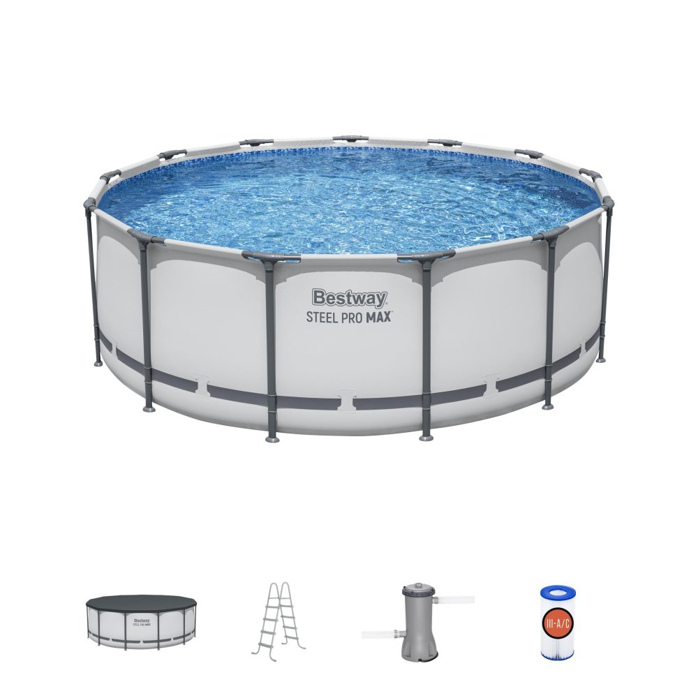 Bestway® Steel Pro MAX™ 48"H Round Above Ground Pool Kits