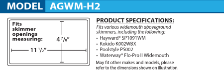 The Skimmer Plug™ Winter Skimmer Seal (Various Sizes)