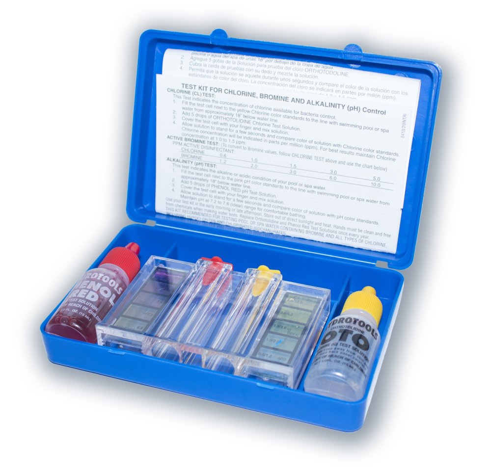 Chlorine, Bromine & pH 3-Way Test Kit