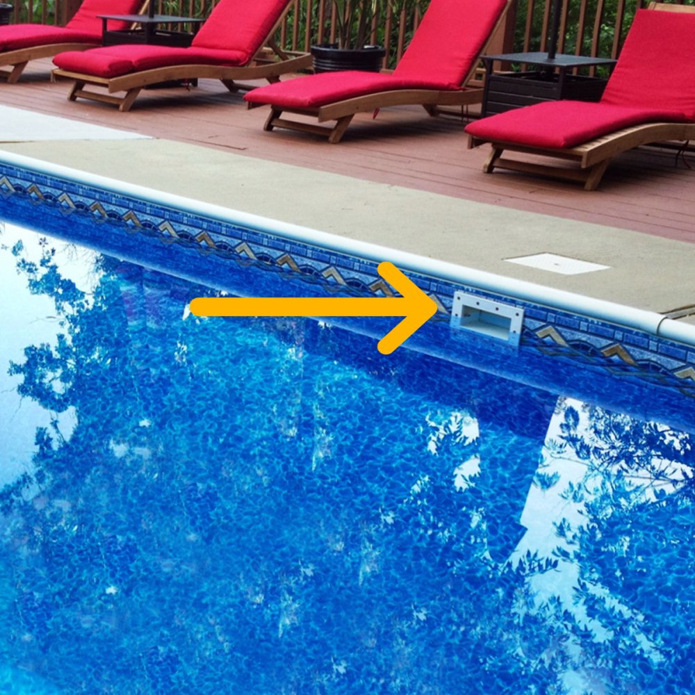 Rx Clear&reg; Standard Thru-Wall Skimmer for Inground Swimming Pools