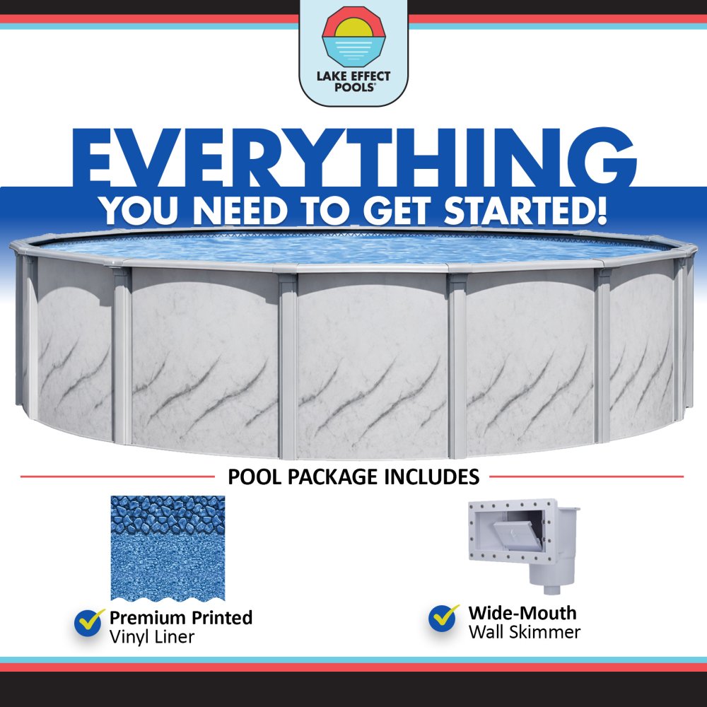Galleria by Lake Effect Pools® Round Above Ground Pool Kit