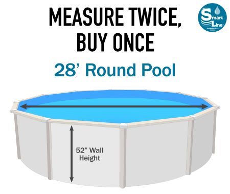 SmartLine® Round Island Tile Unibead Liner 25 Gauge 52" H(Various Sizes)