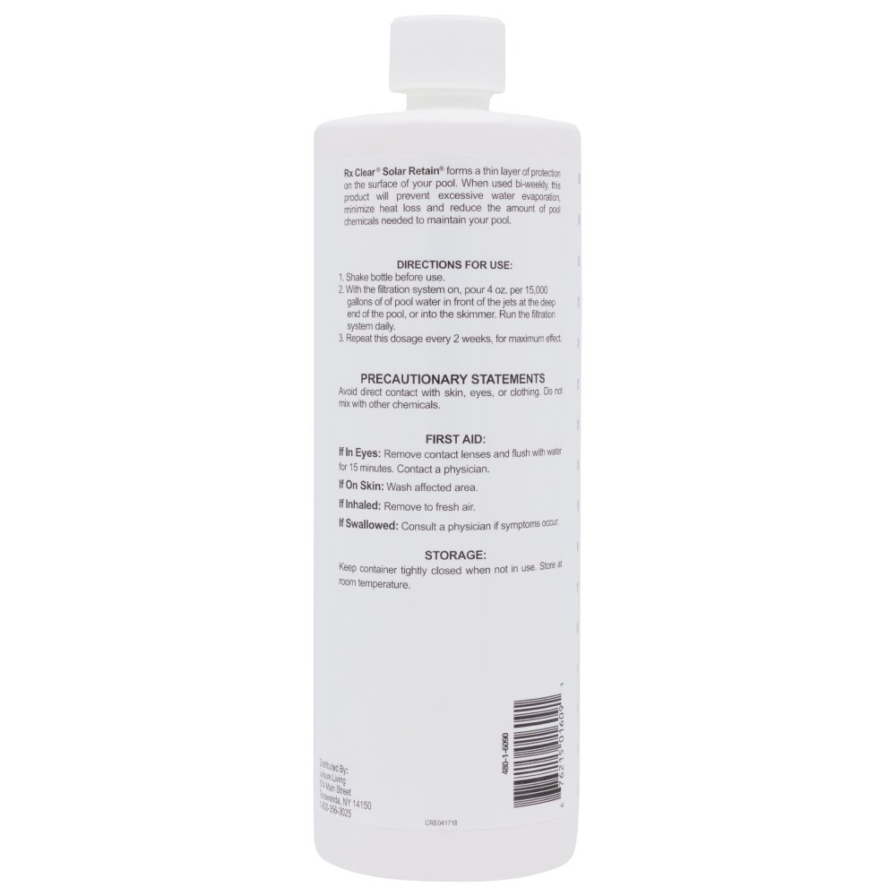 Rx Clear® Solar Retain® - Back View