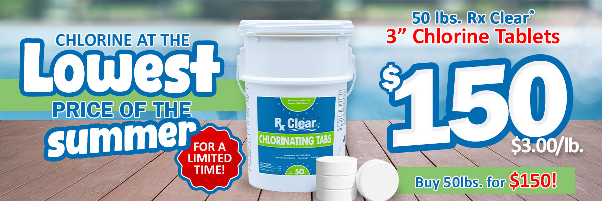 Rx Clear® Chlorine - Tablets & Granular