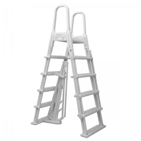 White A-Frame Pool Ladder