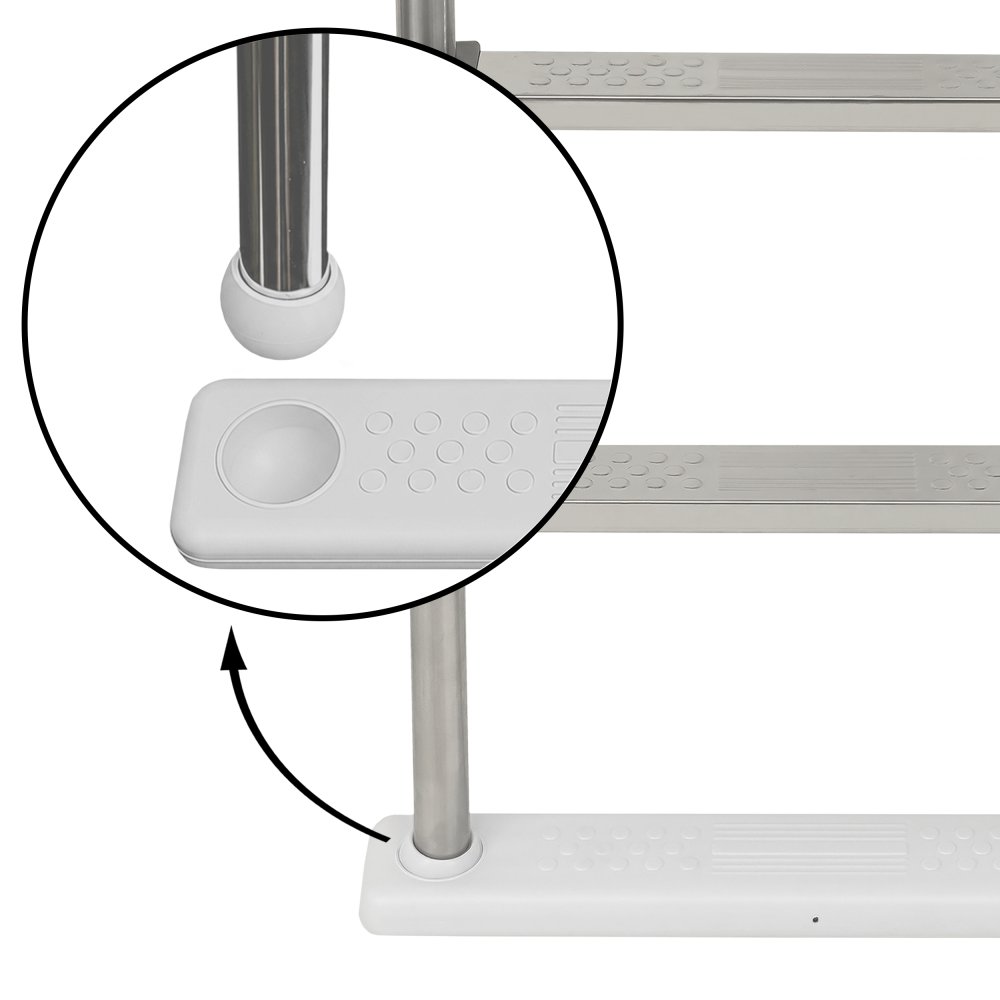 Aqua Select&reg; Stainless Steel In Pool Ladder (Various Step Options)
