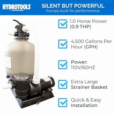 Swimline&reg; Sand Filter Systems w/ Pump (Various Sizes)