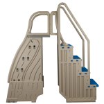 Confer® Above Ground Modular A-Frame Entry System with In-pool Step (Various Colors)