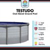 Testudo by Lake Effect Pools® Oval Above Ground Pool Kit