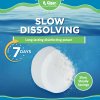 Slow Dissolving, Long-Lasting Chlorine Tablets