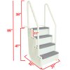 Confer Plastics® Above Ground In Pool Steps and Ladders