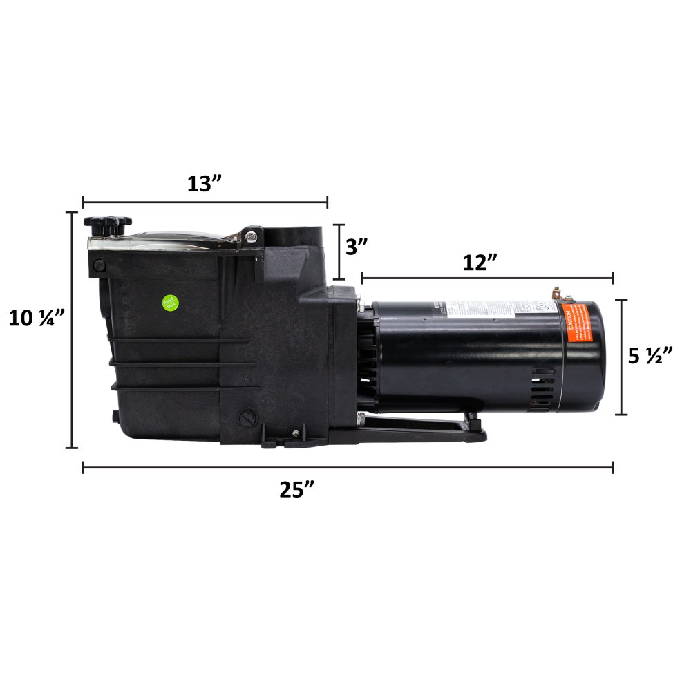 Rx Clear® Super-Flo Inground Pool Pump 1 ½ THP