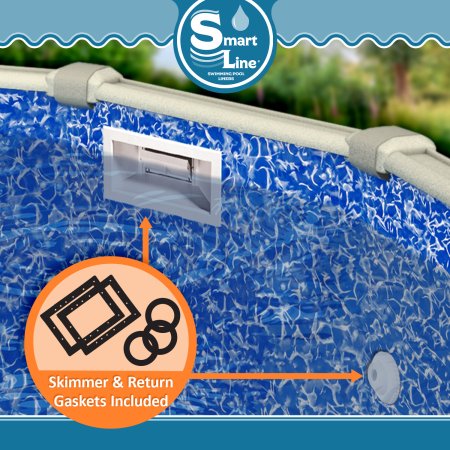 SmartLine&reg; 21' x 41' Oval Sunlight Overlap Liner - 54" H (Various Gauges)