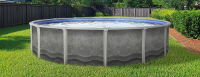 Lake Effect® Biscayne Bay 21' Round Above Ground Pool Kit
