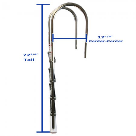 Aqua Select&reg; Stainless Steel In-Pool Ladder (Various Step Options)