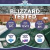 Buffalo Blizzard&reg; Ripstopper® Green Winter Cover W/ Closing Kit - Rectangular Pools