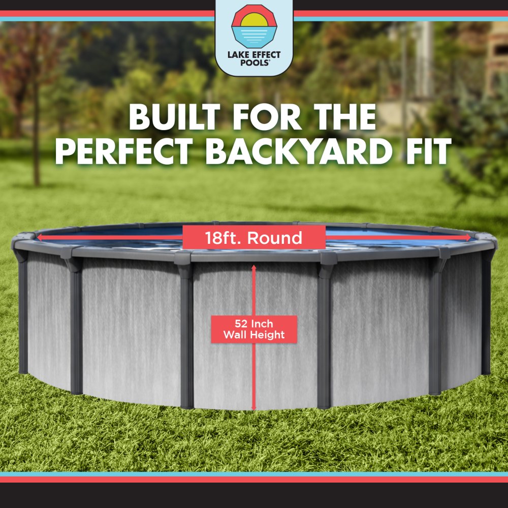 Lanai by Lake Effect Pools® Round Above Ground Pool Kit