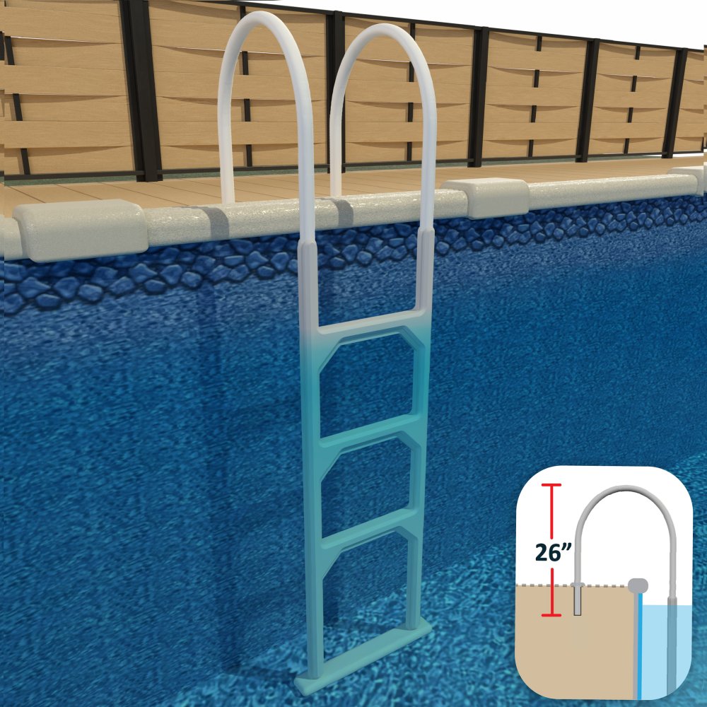 Aqua Select® Aruba Aluminum Above Ground In Pool Ladder