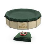 Buffalo Blizzard® Ripstopper® Green Winter Cover for a 24' Round Pool